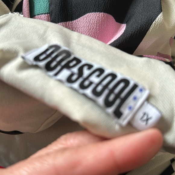 Oopscool by Anthropologie Graphic Print Dress Size 1X - Picture 10 of 10